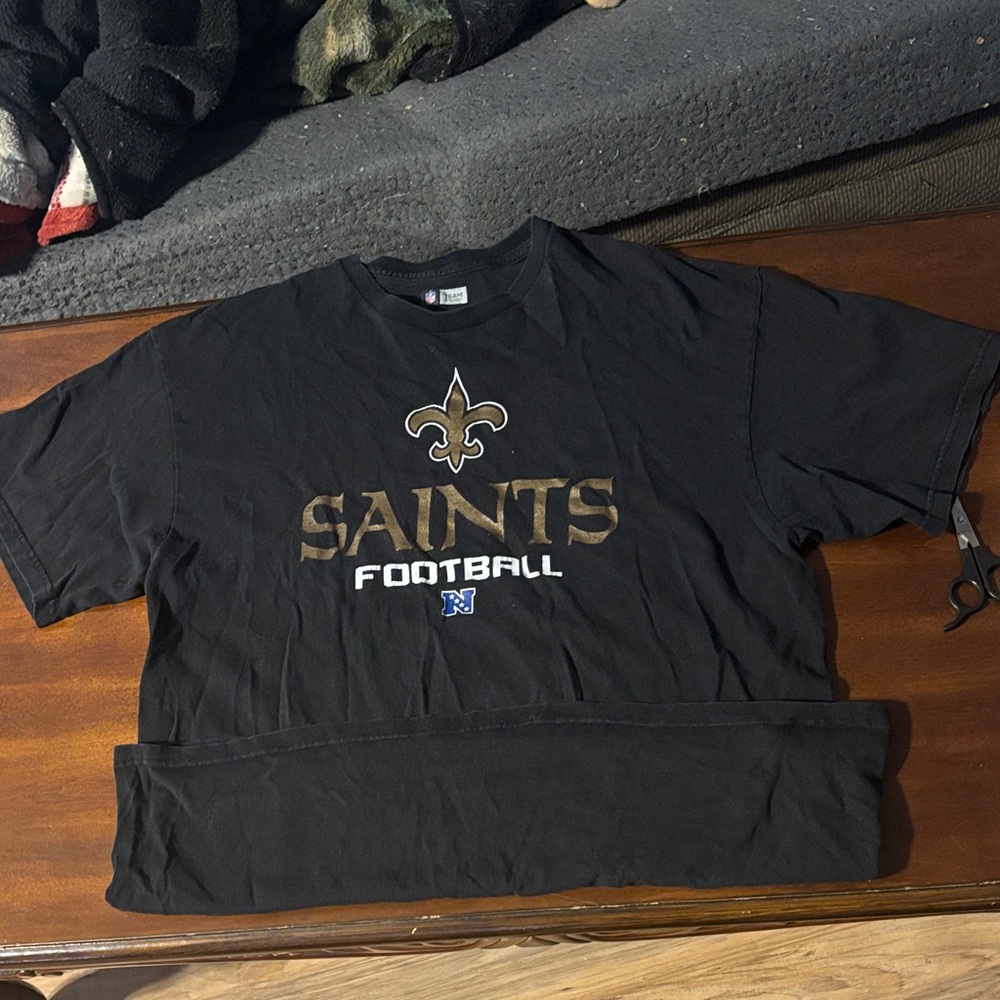 Black Saints Football Top
